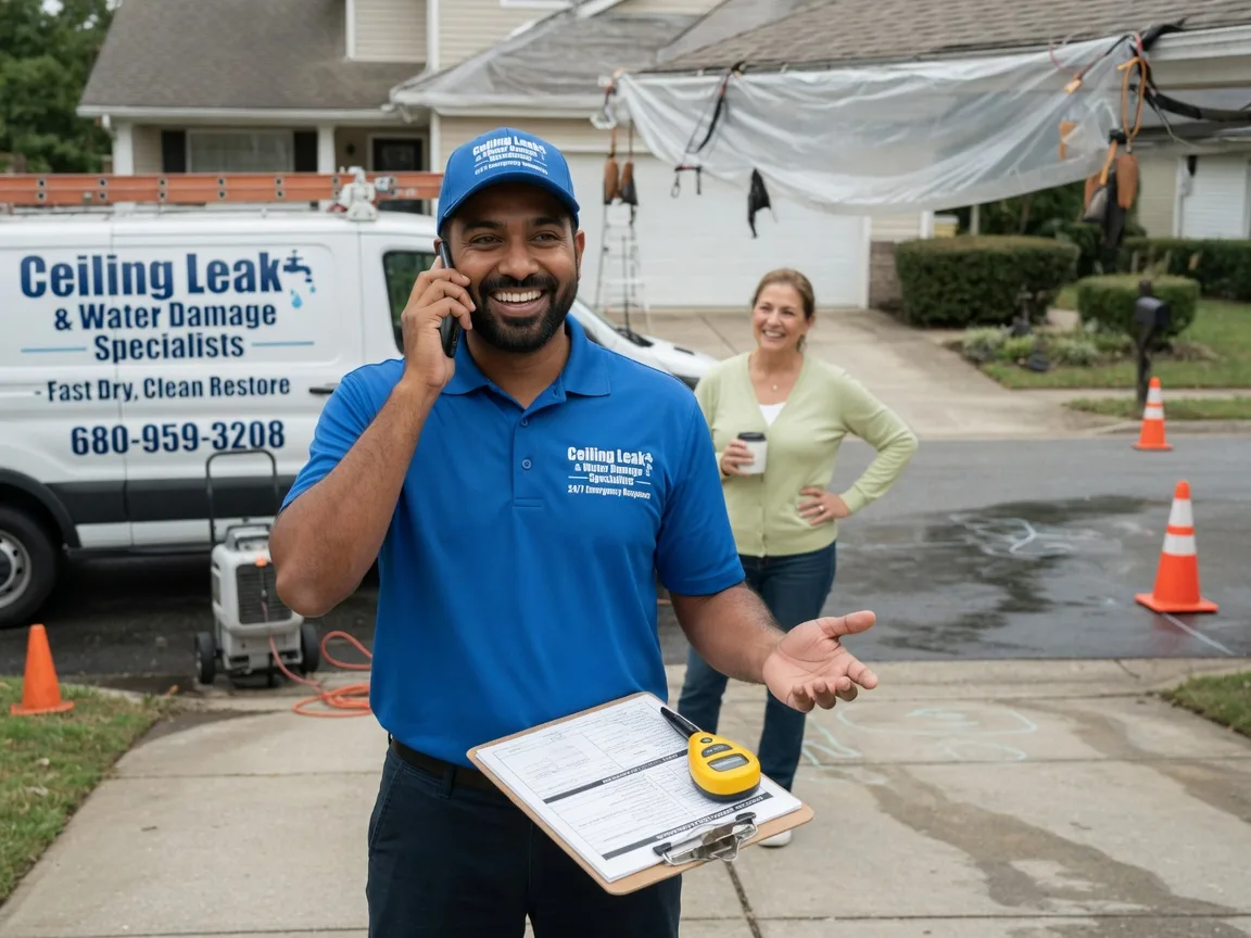 Ceiling Leak Cleanup Oakland, TN FAQs